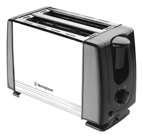 Tostadora Eléctrica Doble Ranura De Acero Inoxidable 900w 