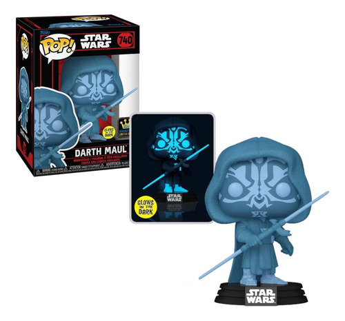 Funko Pop Hologram Darth Maul 740 - Star Wars Exclusivo