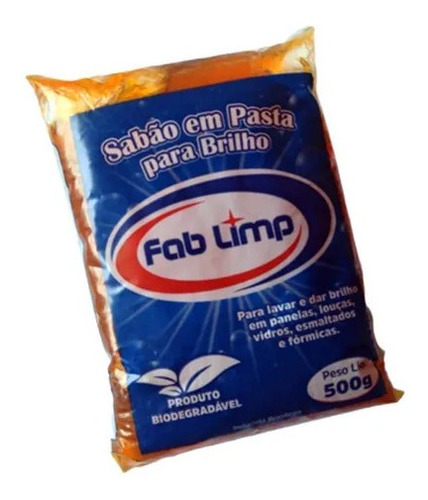Pasta Para Brilho Fabi Limp 500 Gramas C/10