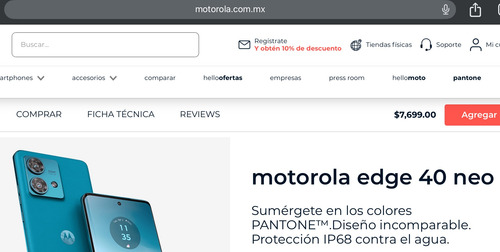 Motorola Edge 40 Neo (Usado)