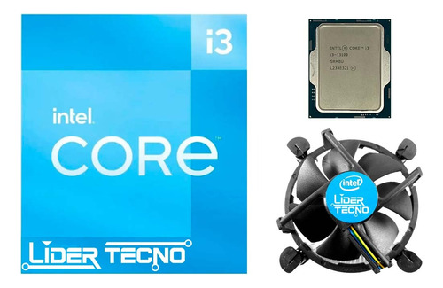 Procesador Intel I3-13100 Socket Lga 1700