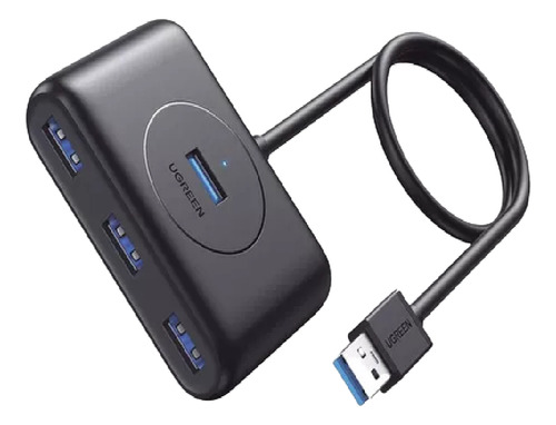 Hub 4 En 1 Usb A Ugreen 4x Usb 3.0 Transferencia 5 Gbps Led