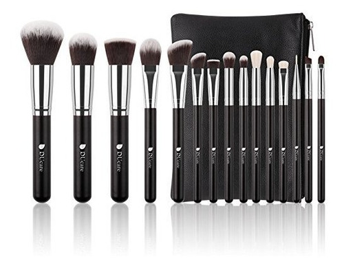 Pinceles De Maquillaje Ducare Set 15 Piezas Pincel De Maquil