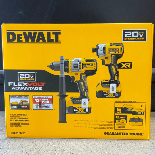 Taladros Dewalt Kit Completo 2 Herramientas