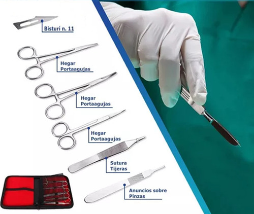 Kit De Práctica De Suturas Modelos Anatómicos Para Estudiant