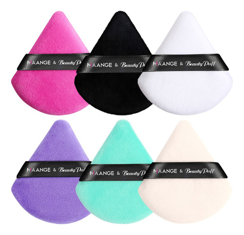 Esponja Maquillaje En Polvo 6 Pcs Beauty Blender Con Caja Color Color Mezclado