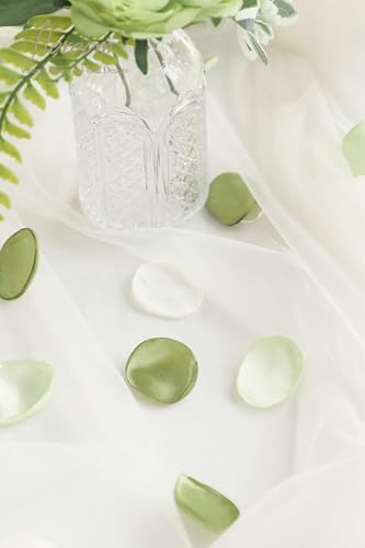 Floroom 300 Piezas De Pétalos De Rosa Verde Salvia Verde El