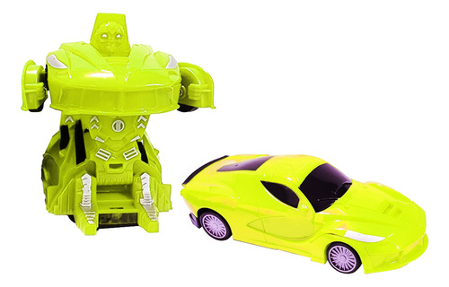 Carro Robot Transformers Luces Juguetes Niños + Baterias 