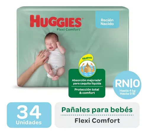 Pañales Huggies Flexi Comfort Megapack