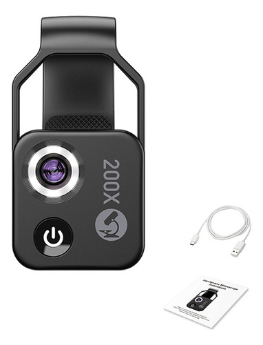 . Microscopio Portátil 200x Universal Con 6 Luces Led,