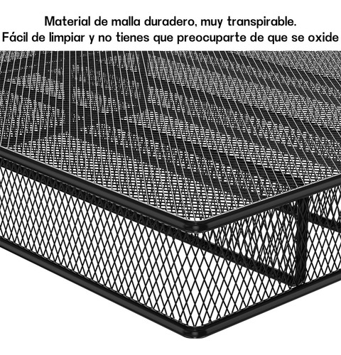 Organizadores De Cubiertos Utensilios Cajon 5 Compartimento Negro
