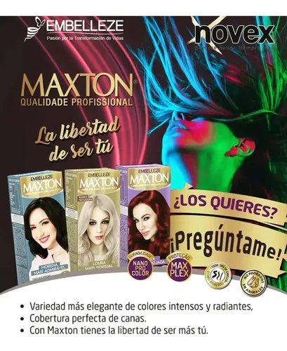 Tinte Maxton De Novex 50gr