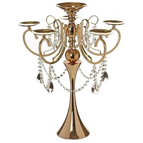 Candelabro Metal 27.5 In Alto Para Boda Fiesta Mesa Comedor