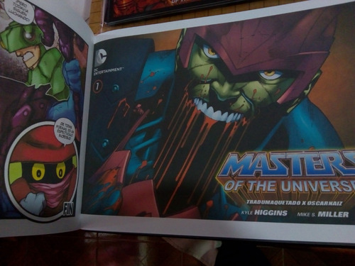 Imagen 10 de 10 de Libro Comic He-man One Shot Tomo 1 Y 2 En Pasta Dura