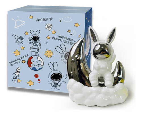 Enfriador De Vino Astronaut Rabbit Objetos Decorativos Space