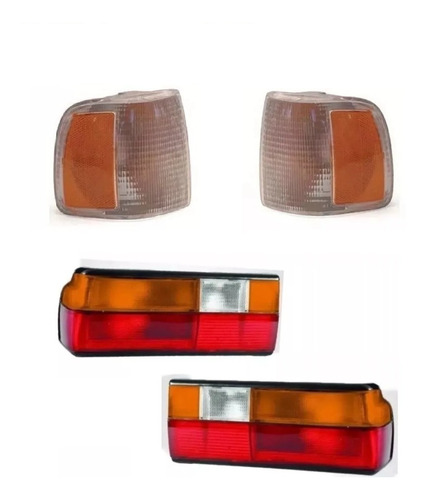 Juego Faros Traseros Tricolor + Giros P/senda 1991 1992 1993 1994 1995