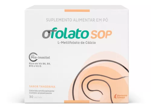 Suplemento Alimentar Em Pó Ofolato Sop Tangerina 30 Saches