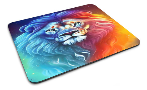 Mouse Pad Diseño Leon Colores, A Elegir