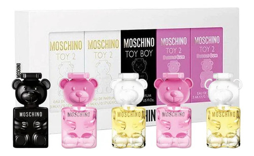 Set Mini Moschino 5 Pcs X 5 Ml Unisex