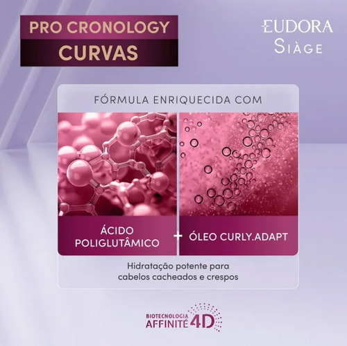 Siàge Pro Cronology Curvas: Shampoo+condicionador