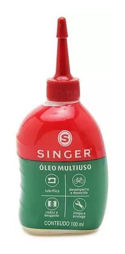 Singer Óleo Multiuso 100ml Lubrifica Limpa Protege Desoxida