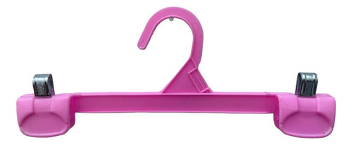 Gancho Para Ropa Clip Color Rosa 10 Pulgadas. 50 Piezas