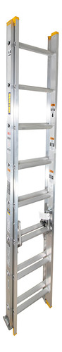 Escalera De Extensión Tipo Iii De Aluminio Con 16 Peldaños S