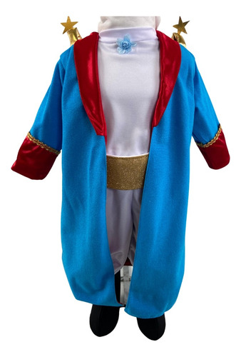 Disfraz Principito Niño - Disfraces Principe Azul Bebé Traje Azul Acero Talla 1 Año