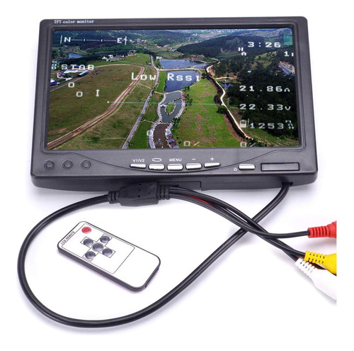Monitor Fpvdrone Rc De 7 Pulgadas Fpv 1024x600 Ips Lcd Monit