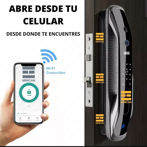 Cerradura Electrónica Digital Inteligente Wifi Huella Camara