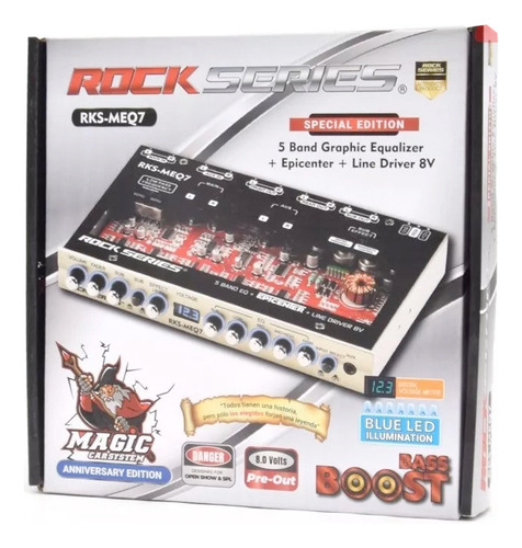 Ecualizador + Epicentro Rock Series Rks-meq7