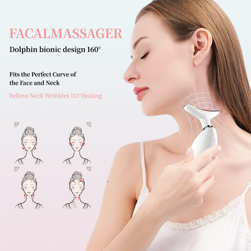 Terapia De Luz Roja Para Cara Y Cuello, Varita Facial Led 7