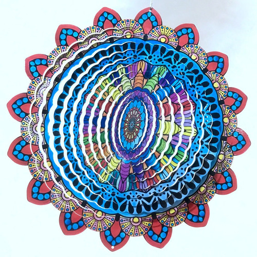 Lj R, For I Campanas Viento Giratorias 3d Mandala Eye Wind