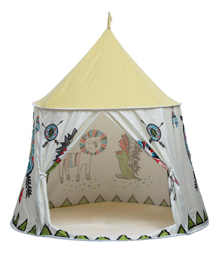 Tienda De Campaña Infantil Teepee Castle Para Barbacoas De C