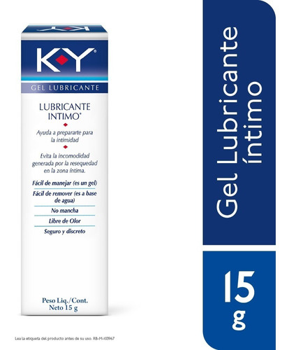 Gel Lubricante Intimo Sin Olor 