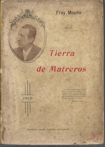 Álvarez José Fray Mocho Tierra De Matreros 2da Edicion 1910