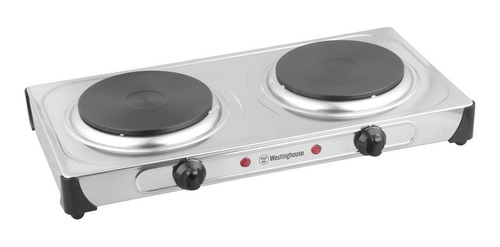 Imagen 3 de 5 de Anafe Electrico Westinghouse Wh-hp2200ssd 2200w 2 Hornallas