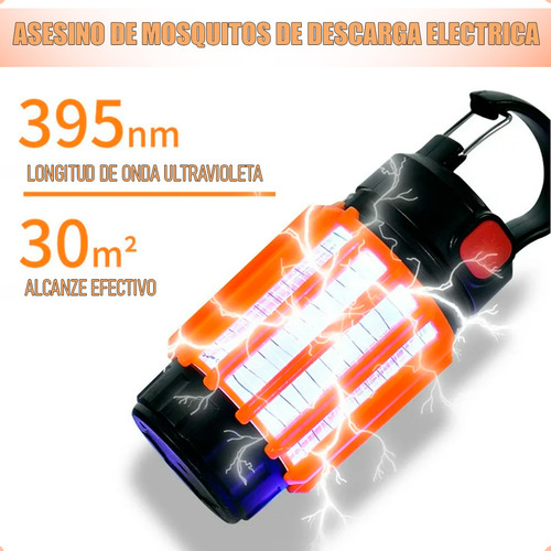 Lampara Mata Insectos Lampara Campíng Mata Mosquitos Lampara
