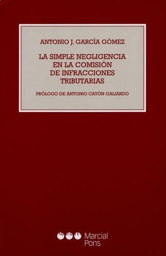 Libro Simple Negligencia En La Comisión De Infracciones Tri