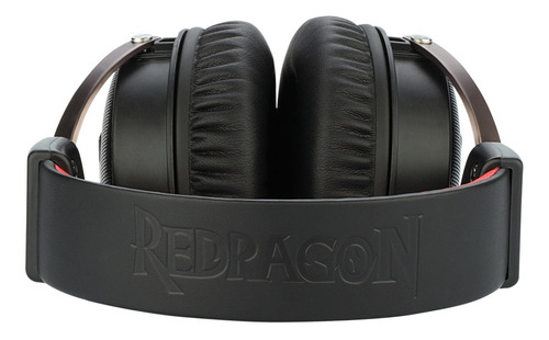 Imagen 4 de 7 de Auriculares Gamer Redragon Icon H520 Negro Y Rojo