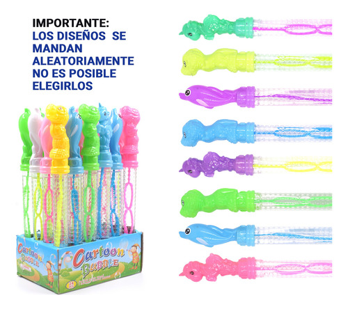 80 Piezas Juguete Burbujas De Jabón Colores Niños Mayoreo Mixto