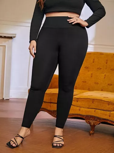 Calça Legging Plus Size Não Fica Transparente Modela Bumbum