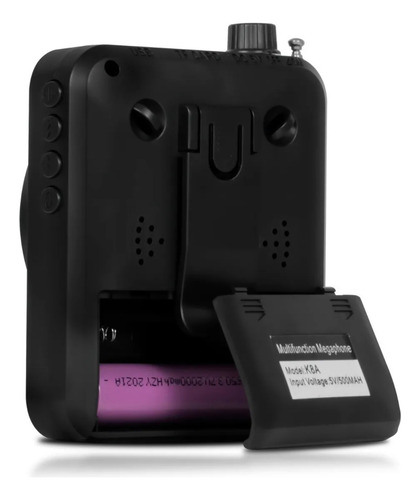 Parlante Megafono Portatil Recargable Microfono Multifuncion