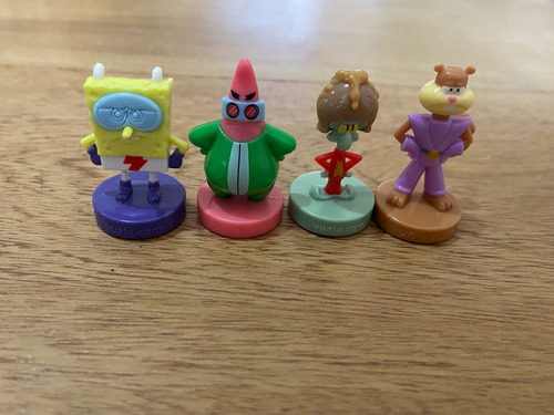 Bob Esponja 6 Figuras Vuala 2024 Liga De Los Súper Conocidos