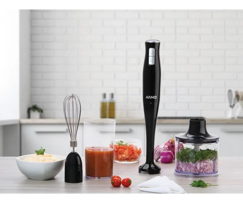 Mixer Arno 3 En 1 Pica,bate Tritura 400w Cuchilla De Acero