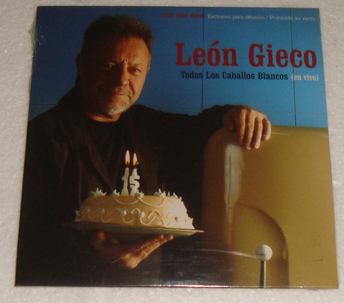 Leon Gieco Todos Los Caballos Blancos Cd Promo Sellado Kktus