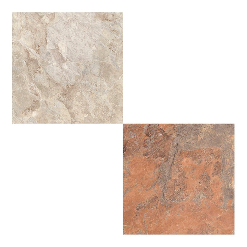 Imagen 1 de 9 de Porcelanatos De Piso Y Pared Cerro Negro Oxido Simil Piedra 61x61 1ra