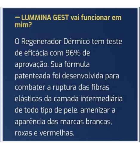 Lummina Gest Original 200g Para Estria Flacidez /celulite Neutra