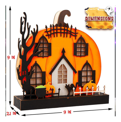 Lámpara De Calabaza Led For Fiesta 23cm X 5,3cm X 22,5cm