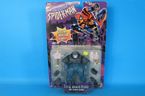 Total Armor Rhino Spiderman Toybiz 1996